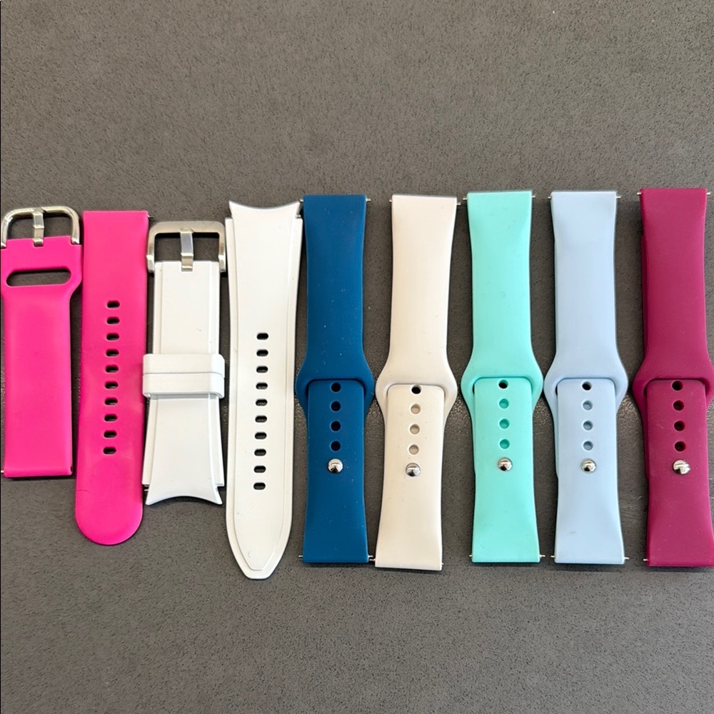Colorful Silicone Watch Bands for Galaxy Watch